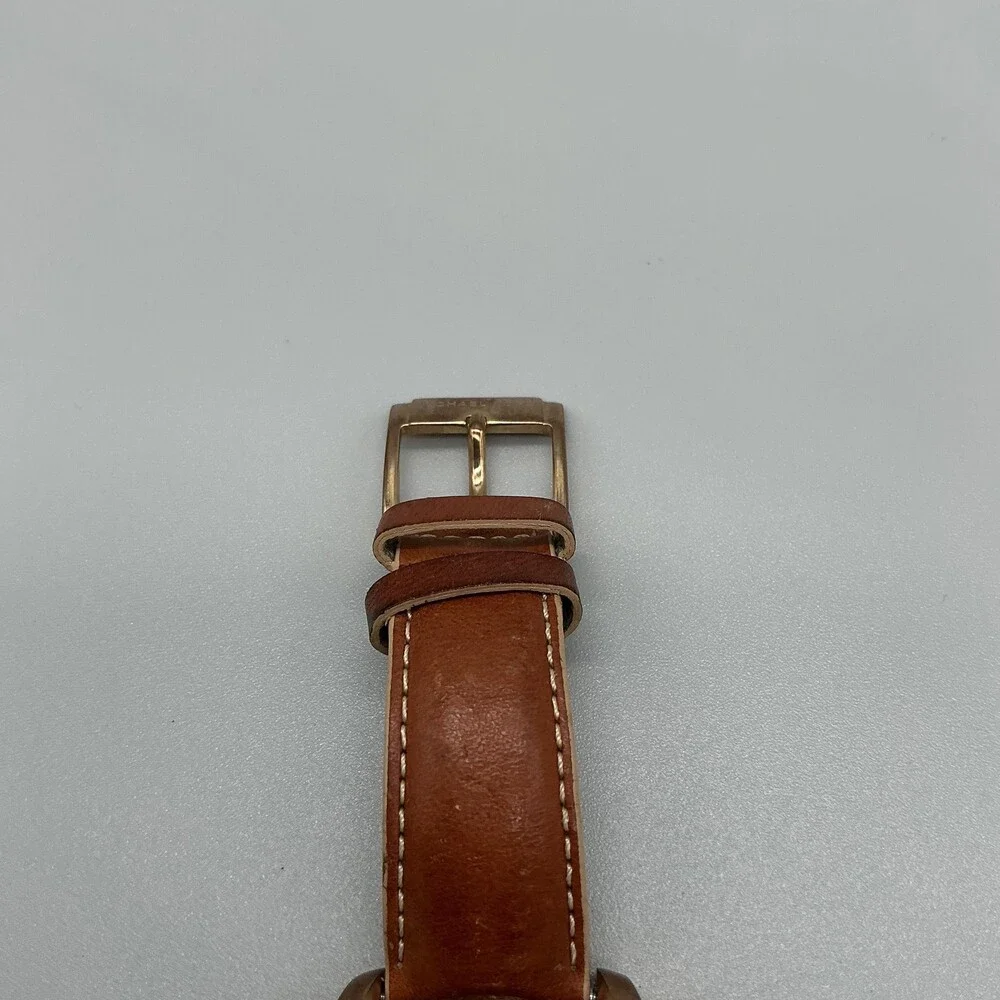 Michael Kors Mens Watch 44mm Silver Tone Leather Chronograph  display picture 2